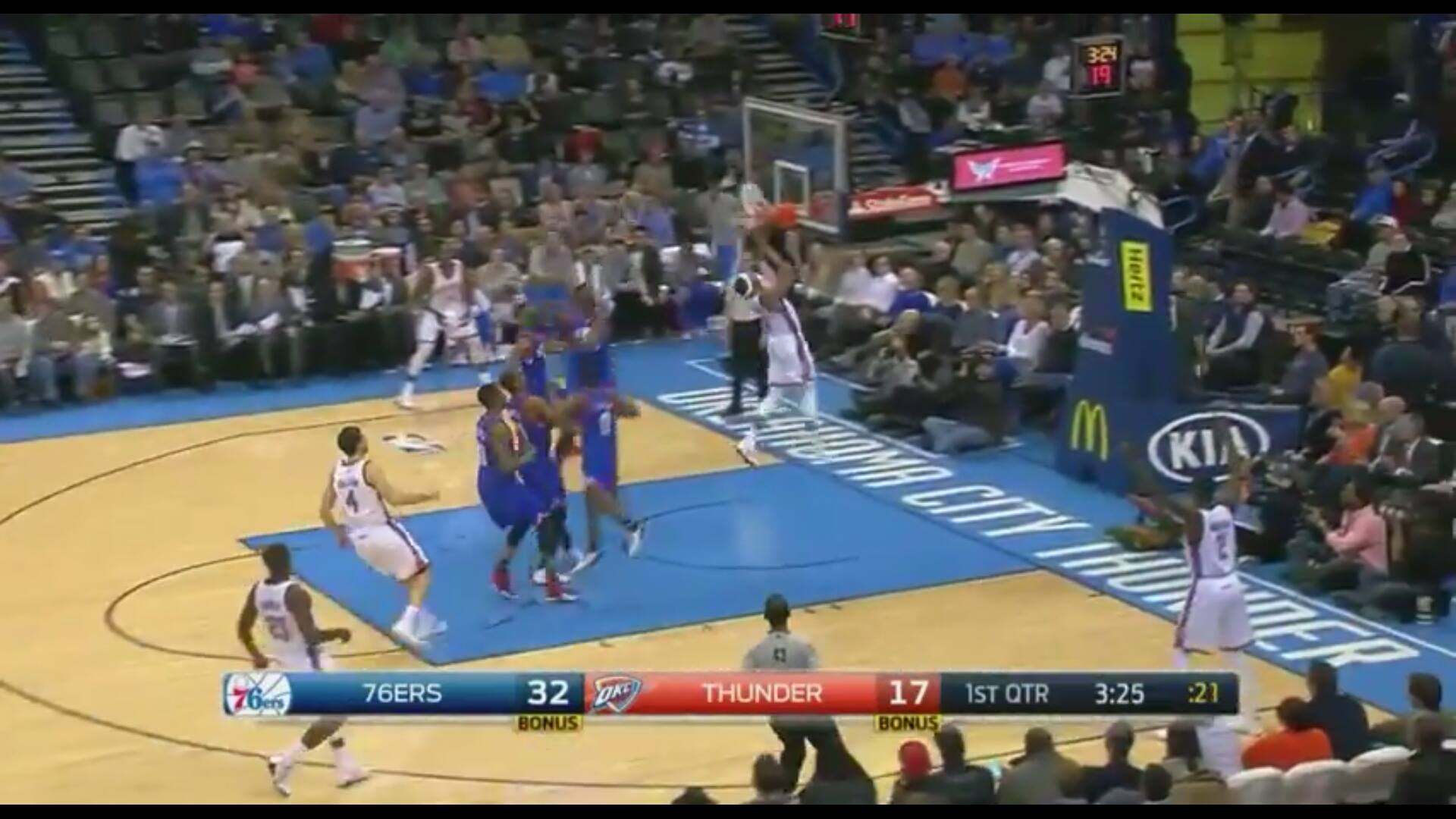 Russell Westbrook’s Dunk Shakes Entire Building