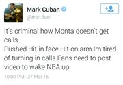 Mark Cuban Wishes Monta Ellis Would get Calls From NBA Refs