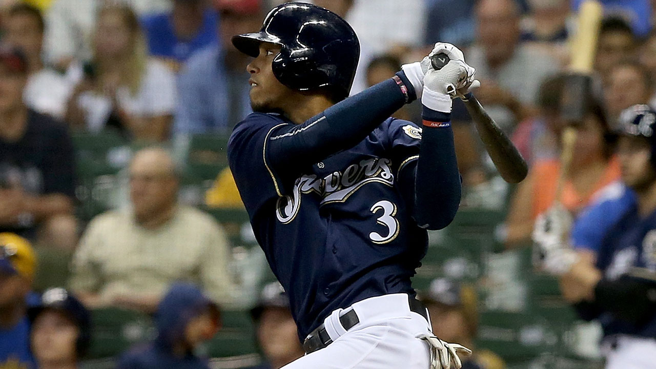 VIDEO: Brewers SS Orlando Arcia Launches First MLB Homer