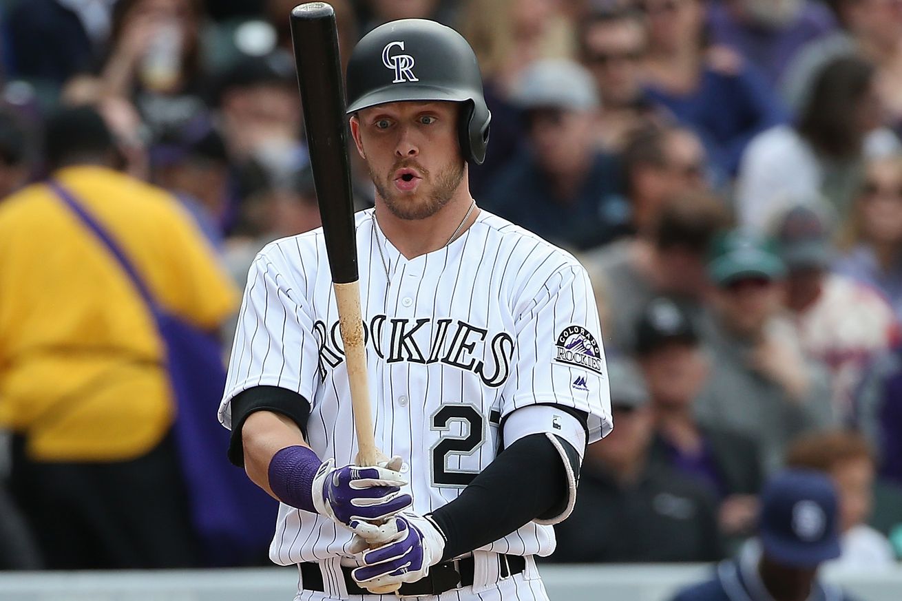 Rockies SS Trevor Story (Thumb) Likely Out For Remainder of Season