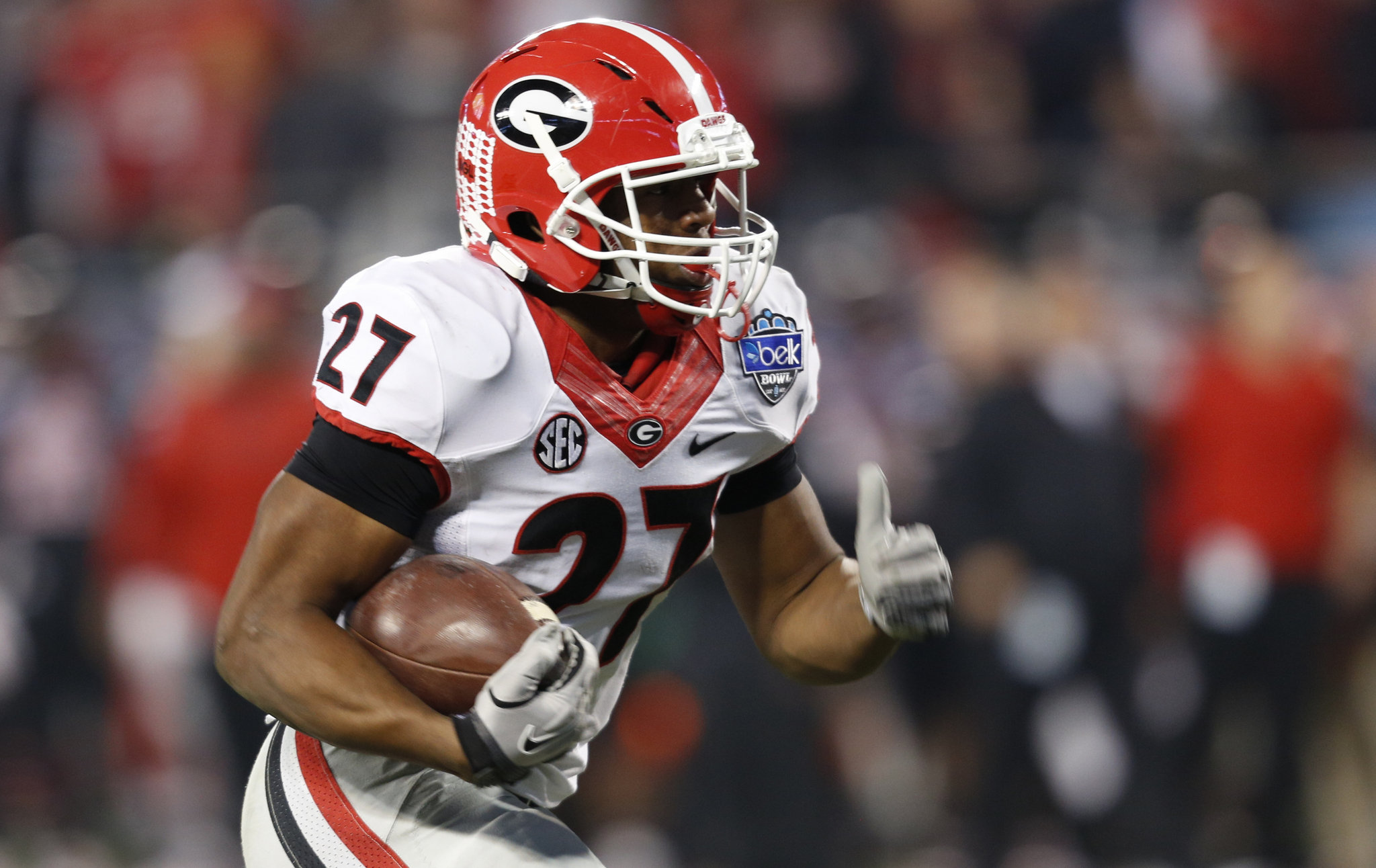 Georgia RB Nick Chubb (Ankle) Misses 2nd Straight Practice